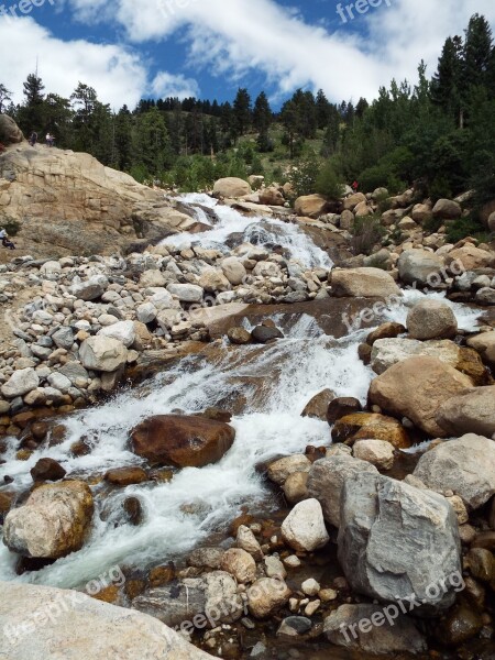 Alluvial Fan Rocky Mountain National Park Colorado Free Photos