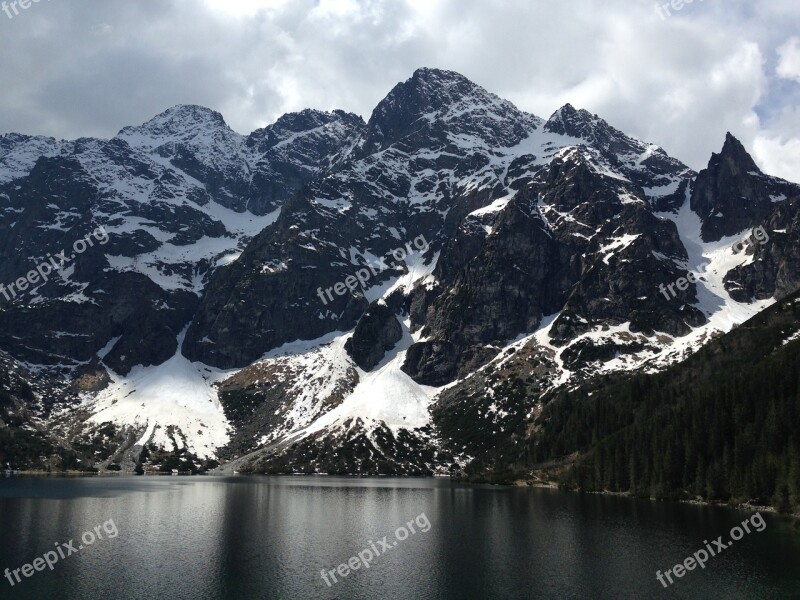 Mountains Tatry The High Tatras Landscape The National Park