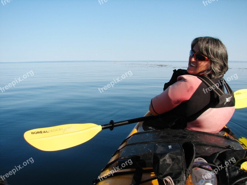 Kayak Kayaking Tadoussac Water Sport