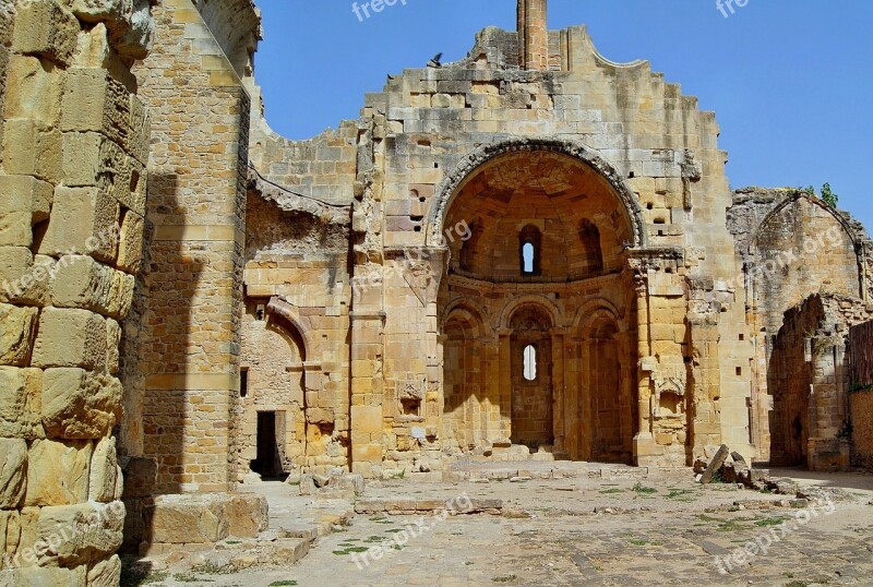 France Alet Ruins Cathedral Abbey