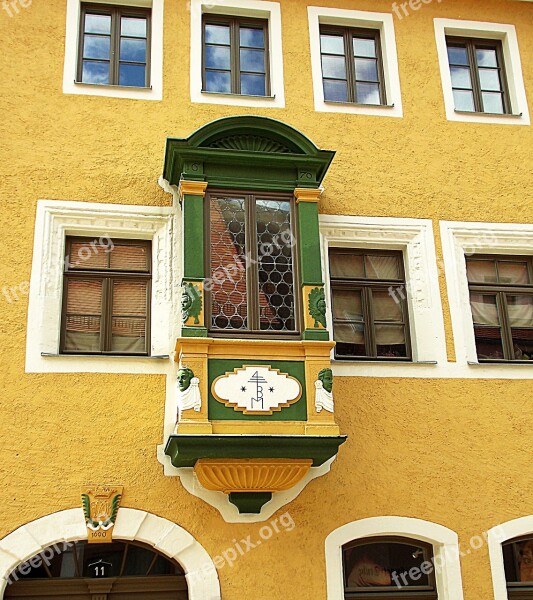 Freiberg House Bay Window Ornament Architecture