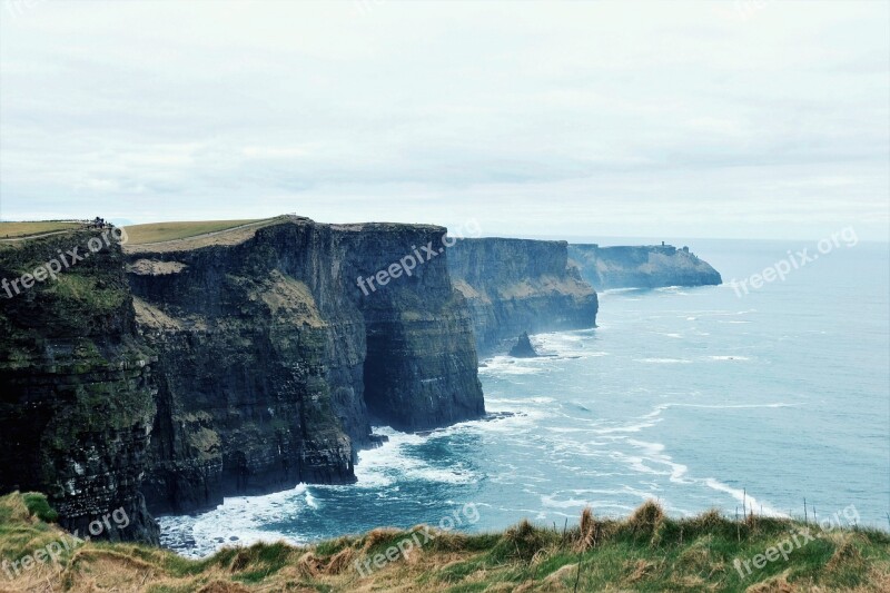 Coast Cliff Sea Nature Rock