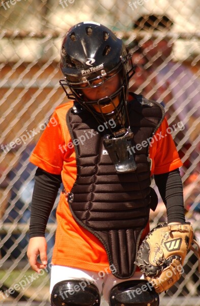 Baseball Catcher Game Uniform Equipment