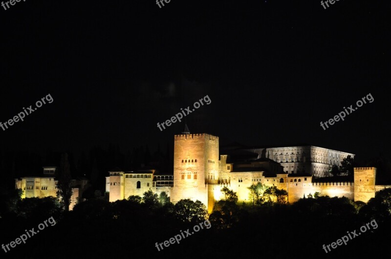 Alhambra Granada Andalusia Spain Palace