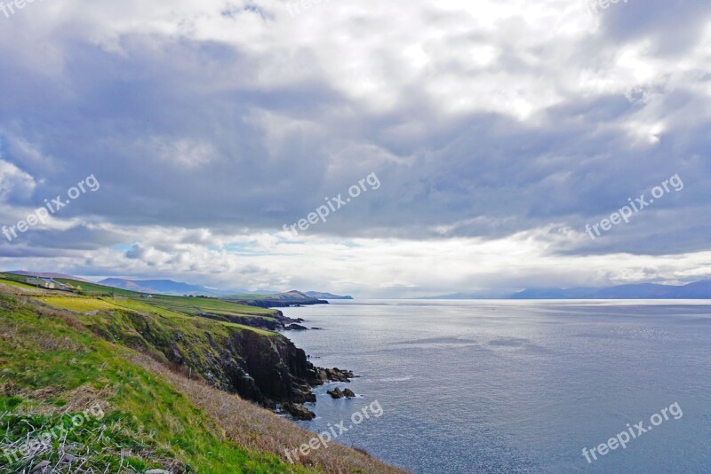 Ireland Dingle Ocean Kerry Landscape