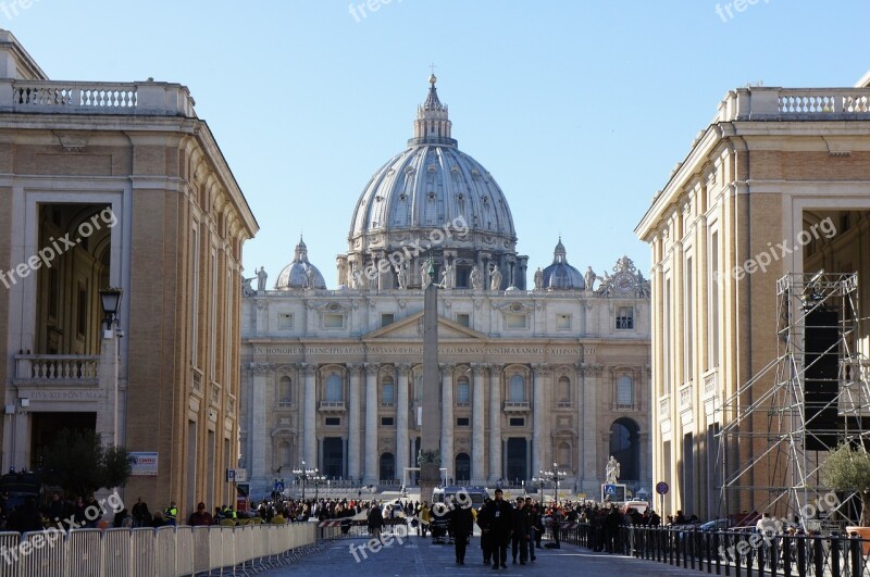 Vatican Dome Rome Museum Free Photos