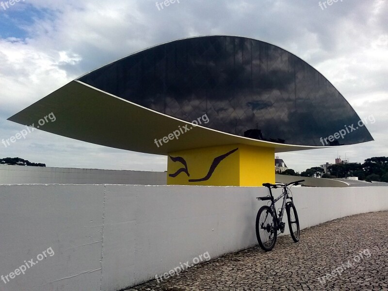 Bike Museum Oscar Niemeyer Curitiba Free Photos