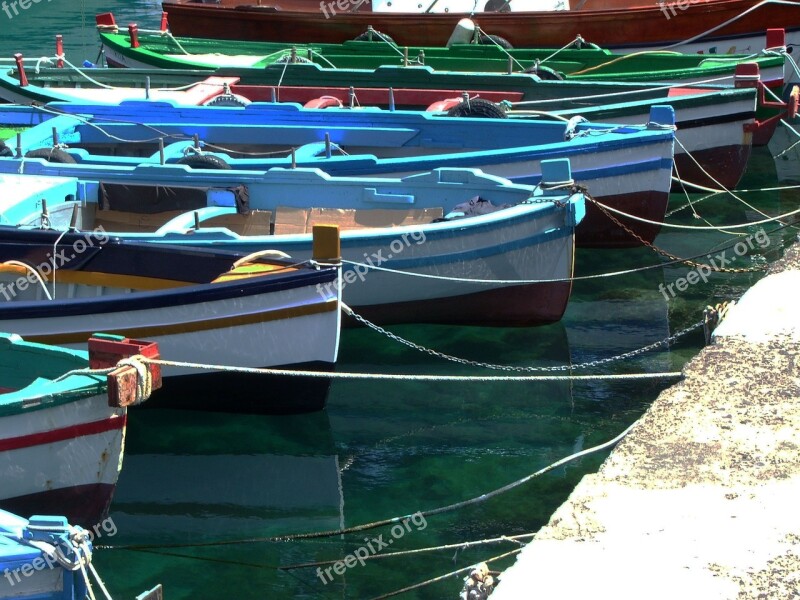 Boats Sea Pontoon Bridge Boat Marina