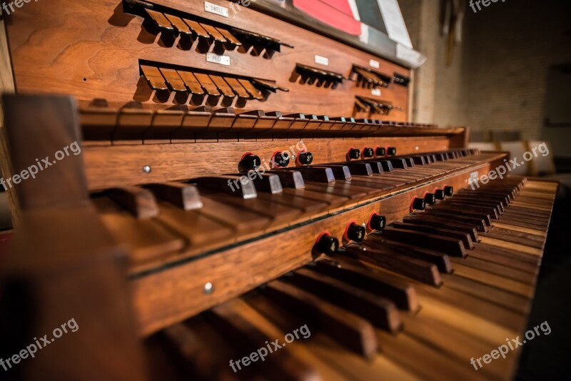 Organ Pipe Church Music Instrument