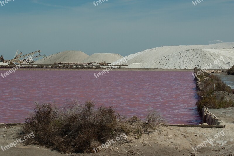 France Camargue Acute Dead Salt Salt Mountain