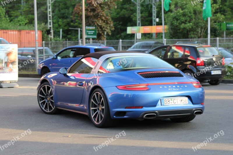 Porsche Targa 911 Sports Car Auto