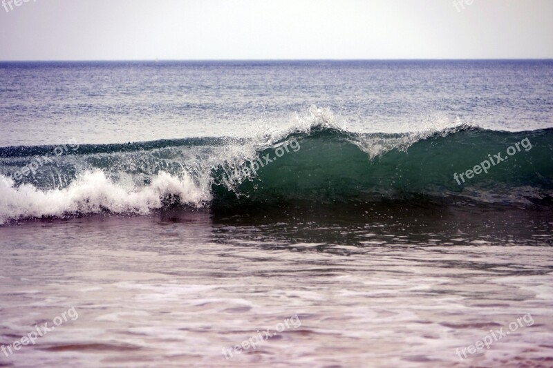 Sea Wave Beach Ocean Calm