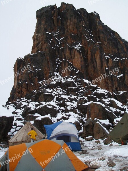 Lava Tower Kilimanjaro Trekking Free Photos