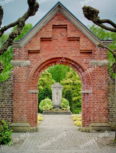 Archway Klinkertor Bricks Ziegeltor Bricked