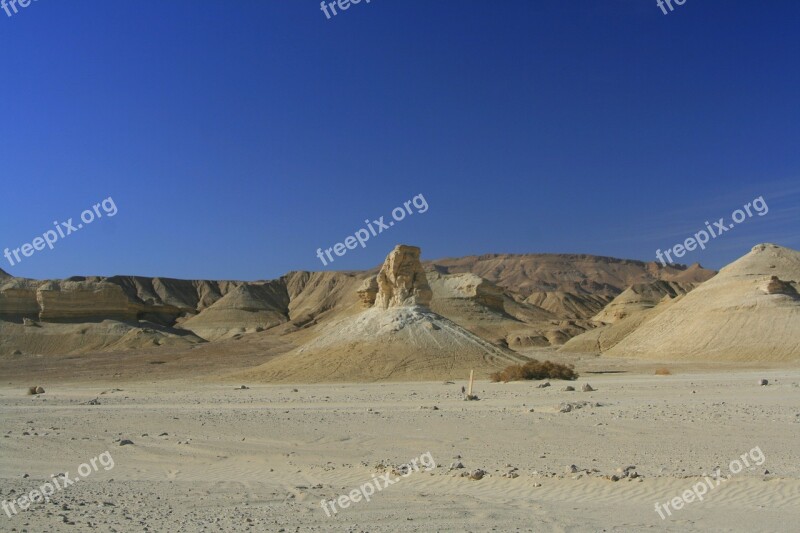 Israel Dead Sea Sand Landscape Desert