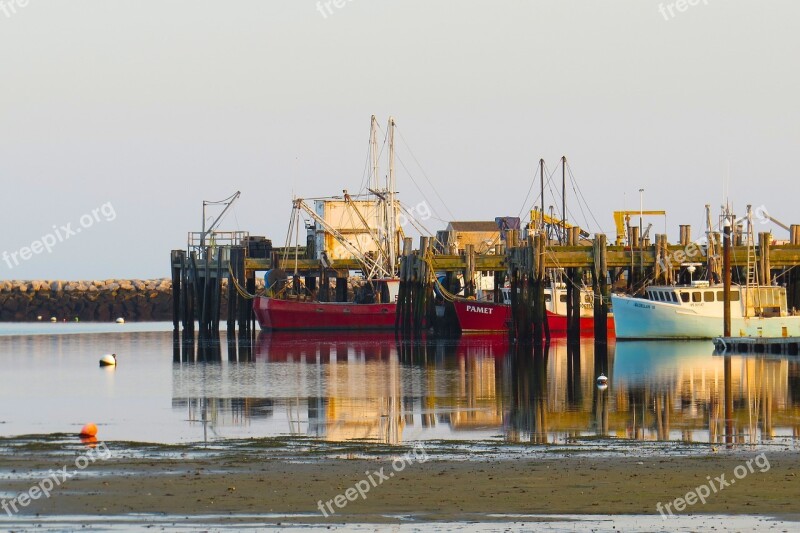 Provincetown Cape Cod Wharf Sunset Massachusetts