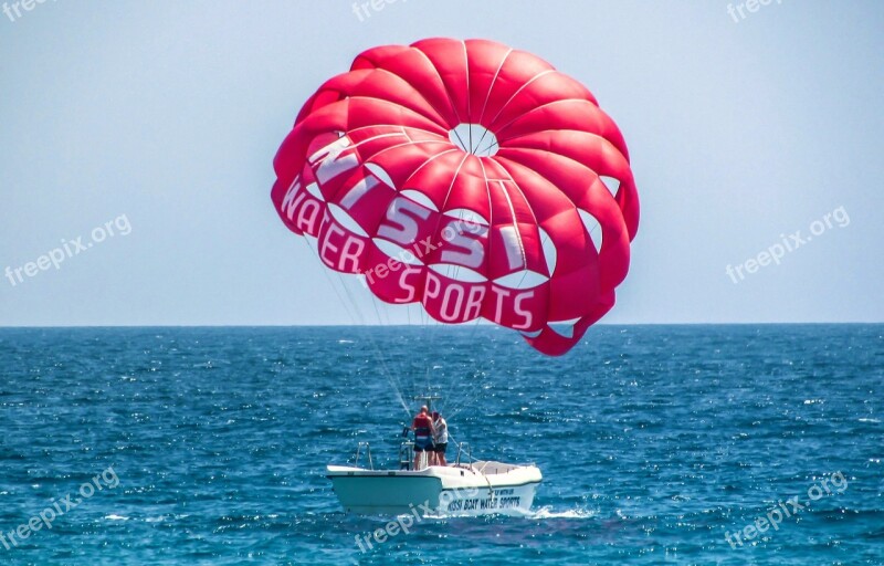 Paragliding Sea Sport Fly Sky Extreme