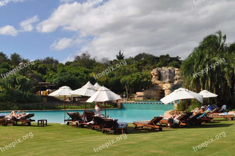 South Africa Swimming Pool Hotel Summer Relax