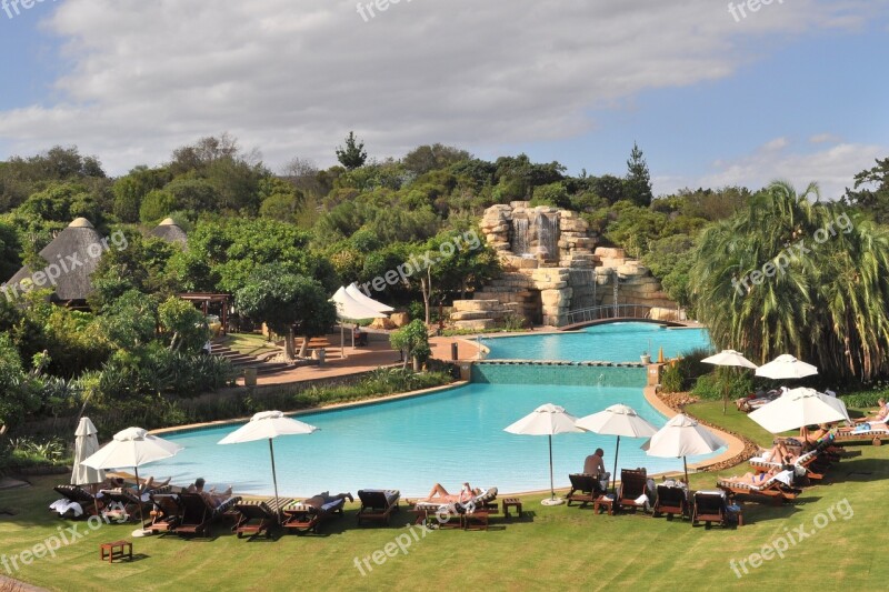 South Africa Swimming Pool Hotel Summer Relax