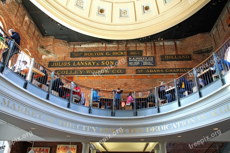 Quincy Market Boston Market Hall Tourism