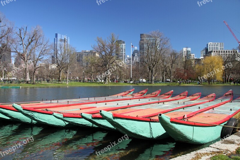 Public Garden Boston Park Common Swan Boats