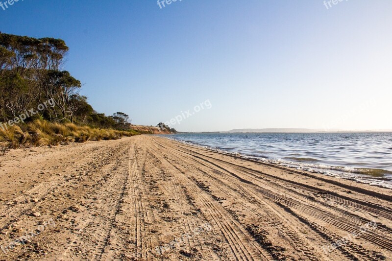 Kangaroo Island Sand Be Beach Australia