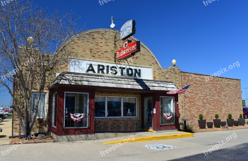 Ariston Restaurant Route 66 Litchfield Illinois