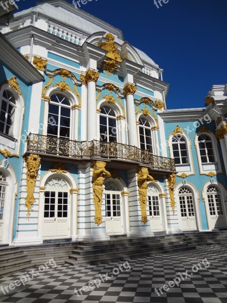 Russia Palace Architecture Tourism Royal