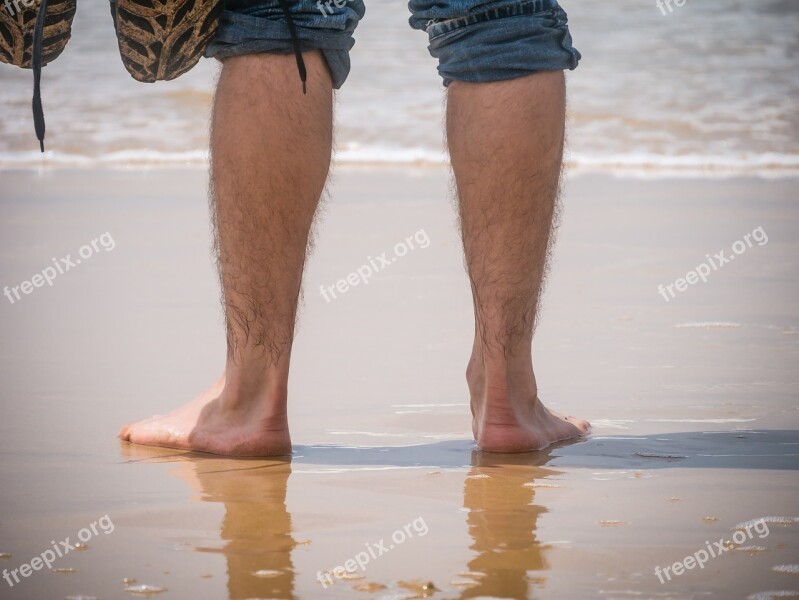 Leg Sand Sea Vacations Beach