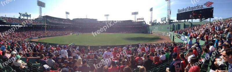 Fenway Park Baseball Diamond Baseball Game The Green Monster Free Photos