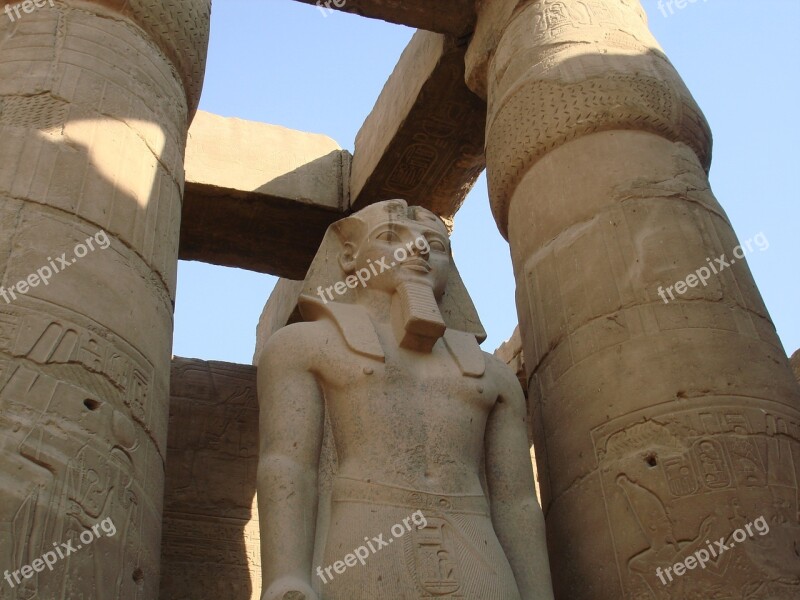 Egypt Egyptian Stone Pharaoh Archeology