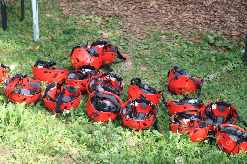 Helmets Rafting Red Protections Elmo