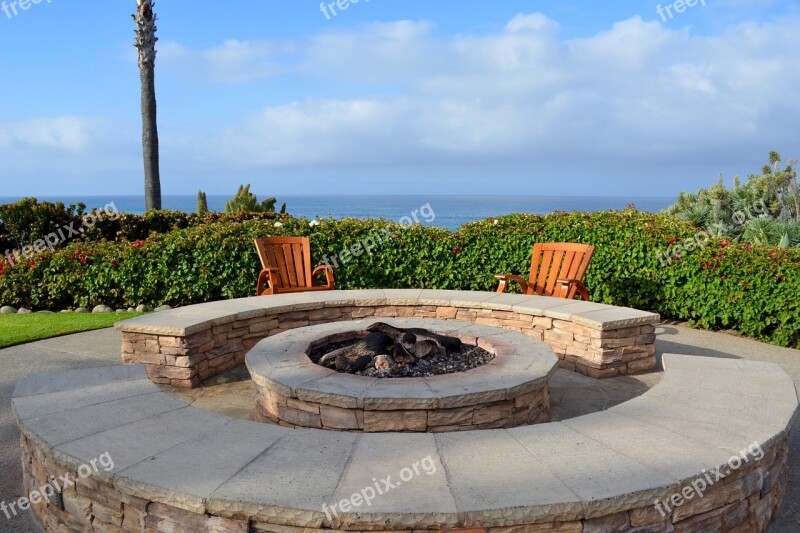 Fire-pit Lonely Relaxation Free Photos