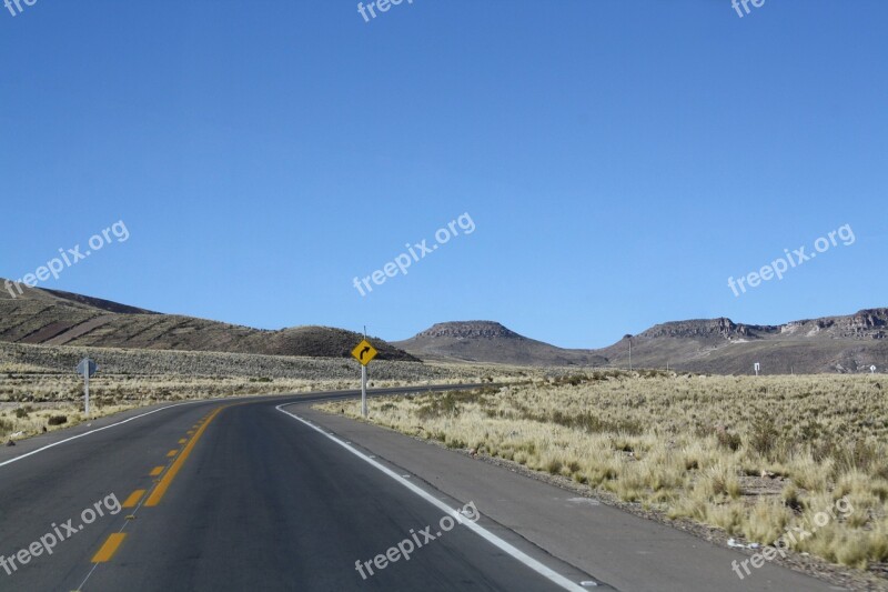 Roads Bolivia Vacuum Highway Free Photos