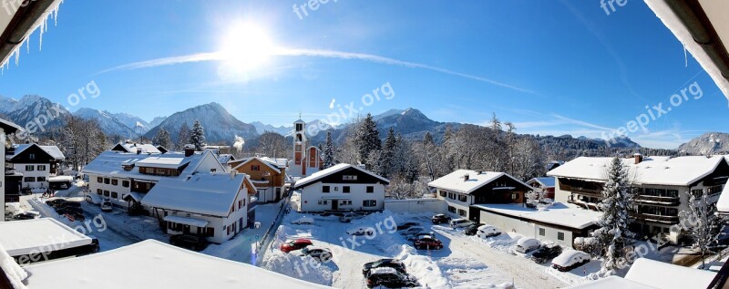 Alps Oberstdorf Germany Landscape Nature