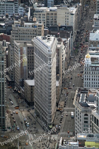 Flatiron Building Manhattan New York Landmark Building