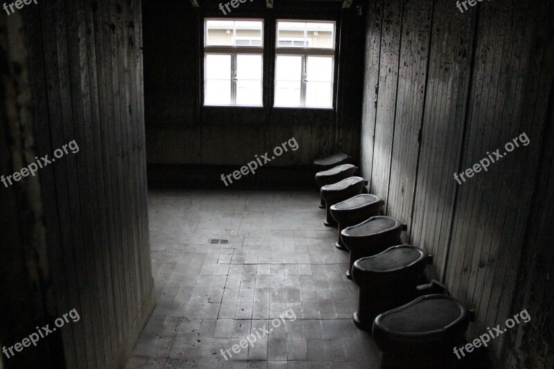 Concentration Camp Prison Bathroom Prison Washbasin Gloomily