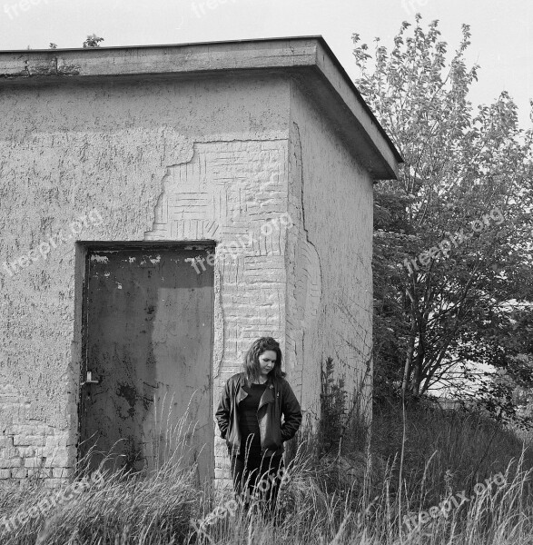 Young Girl Abandoned House Abandoned Young Girl