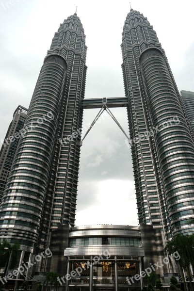 Petronas Towers Kuala Lumpur Malaysia Building Twin Towers