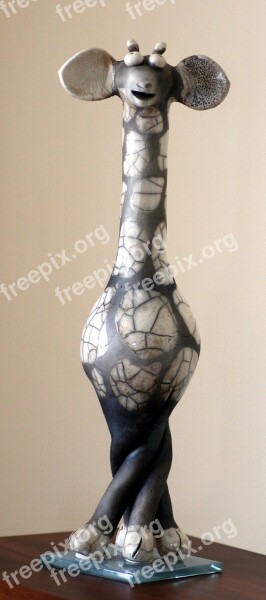 Giraffe Animal Africa Pottery Earth