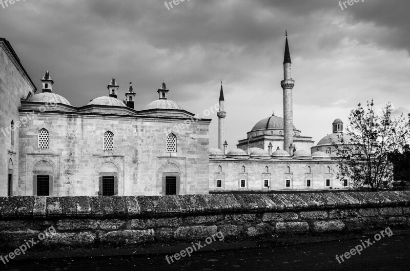 Edirne Cami Madrasah Turkey Architecture