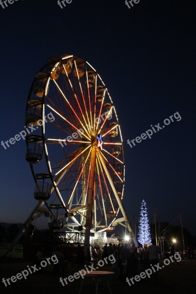 Ferris Wheel Fair Amusement Carnival Entertainment