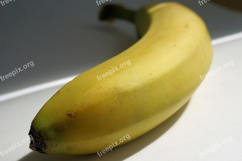 Banana Fruit Healthy Yellow Banana Peel