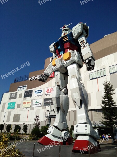 Transformer Robot Odaiba Japan Shopping Center