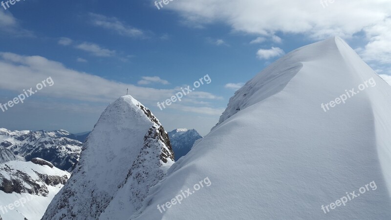 Schneck Summit Mountains Sky Horn Allgäu