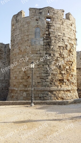 Palace Grand Master Rhodes Greece Castle