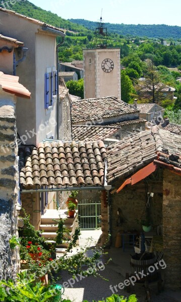 Old City Houses Buildings Strait