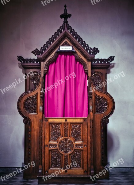 Confessional Church Furniture Pieces Catholic Church Believe