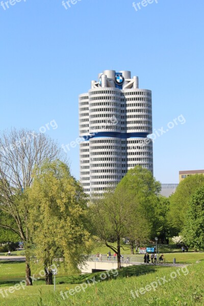 City Munich Bavaria Olympic Park Outlook