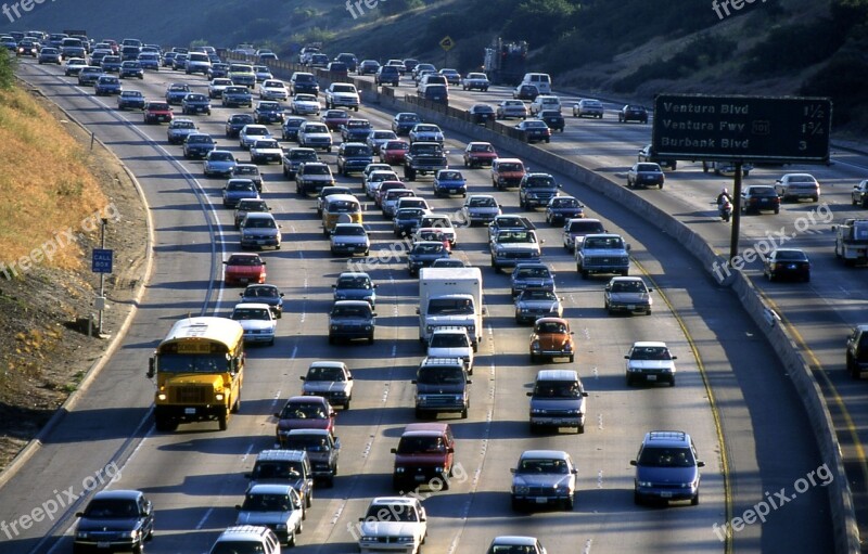 Los Angeles Traffic Freeway California Transportation